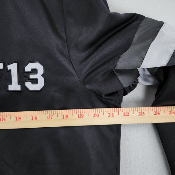 Friday The 13th Jacket Mens Small Black Bomber Jason Voorhees F13 Halloween - Picture 6 of 15